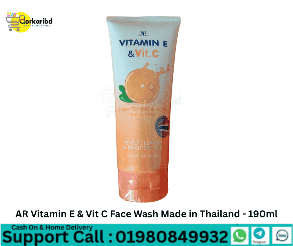 AR Vitamin E & Vit C Face Wash Made in Thailand - 190ml
