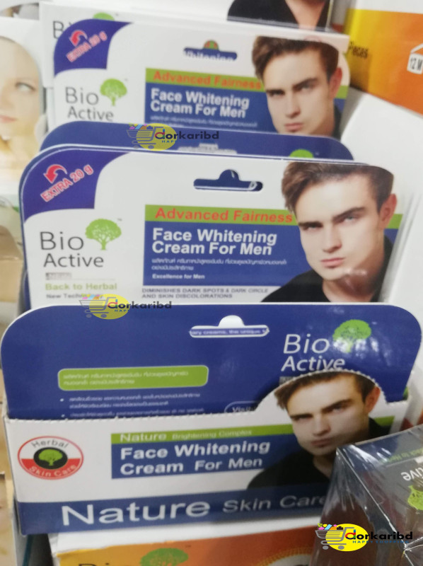 Bio active Face Whitening Cream for Men 100gm